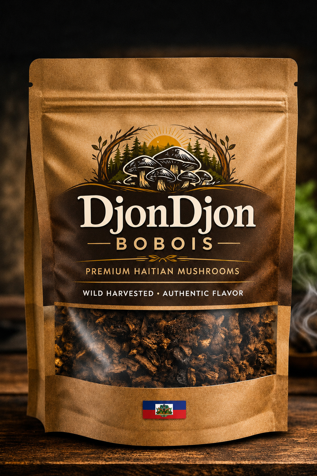DJONDJON BOBOIS- Premium Haitian Black Mushrooms (90g)